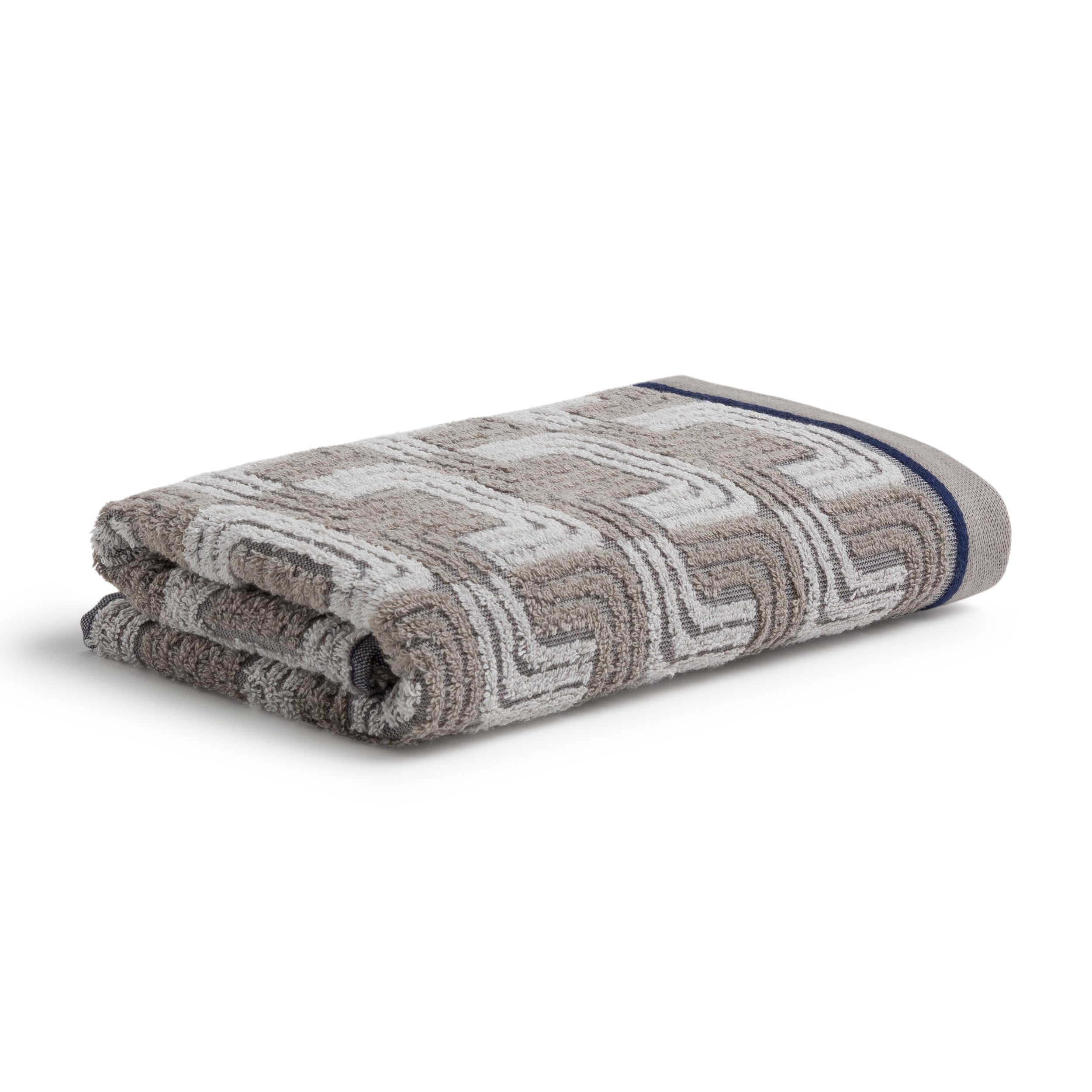 m-ve-geometric-shapes-texture-handtuch-50-x-100-cm-ginger-100-baumwolle-double-f image 1
