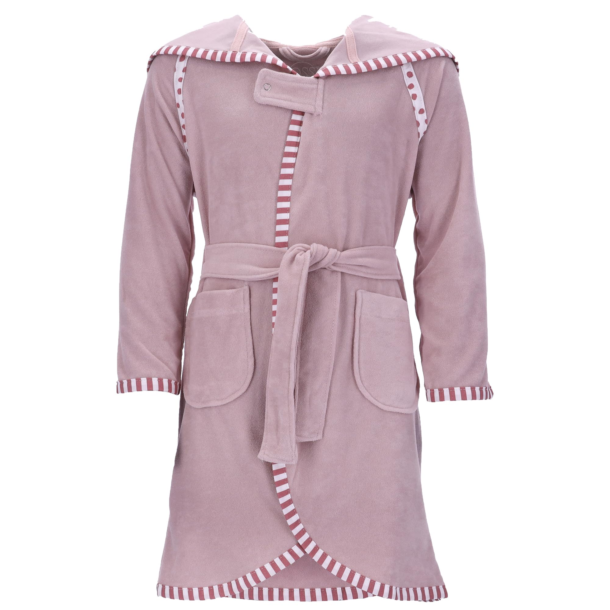 vossen-kinder-bademantel-mimmi-mit-zipfelm-tze-dusty-blue-gr-e-110-116 image 3