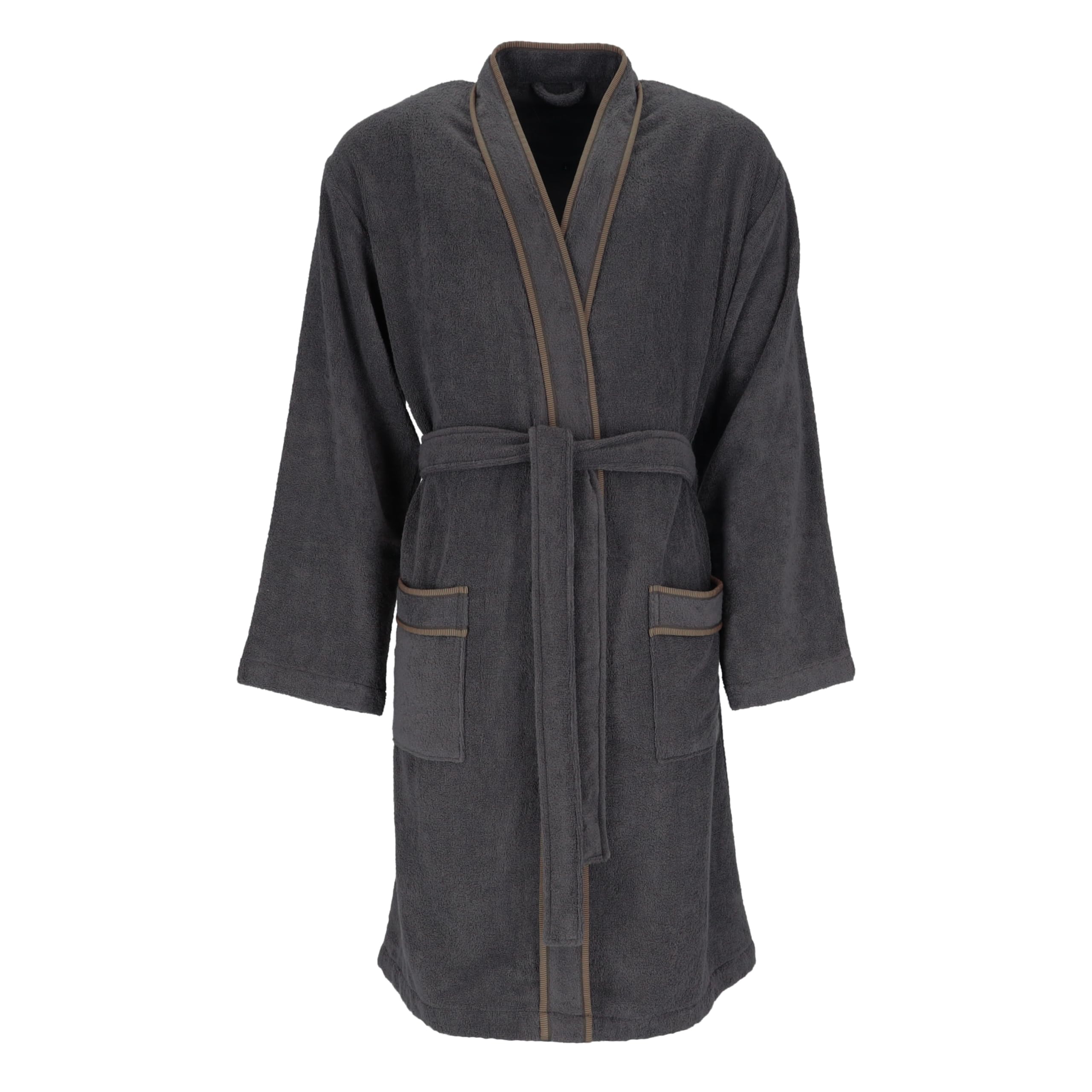 vossen-herren-bademantel-jack-graphit-gr-e-l image 1