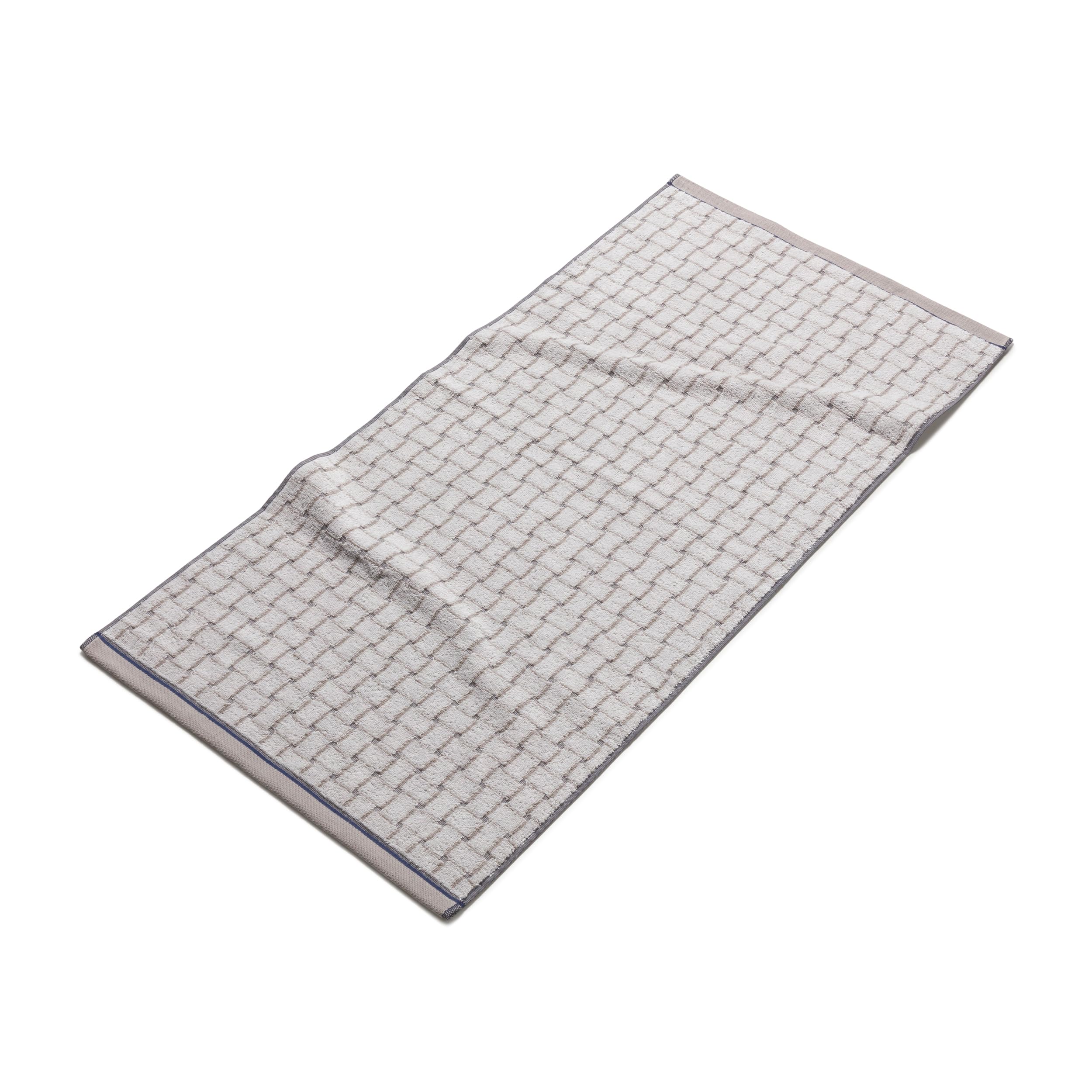 m-ve-geometric-shapes-mesh-duschtuch-67-x-140-cm-ginger-limitierte-jacquard-koll image 2