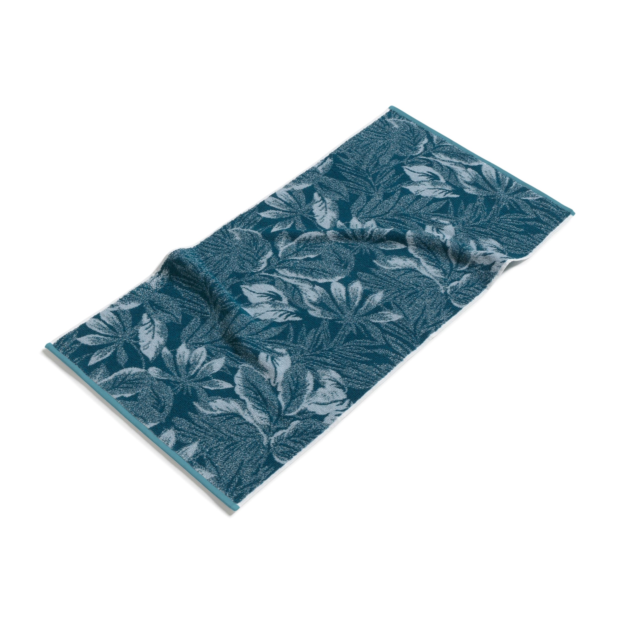 m-ve-tide-leaves-handtuch-50-x-100-cm-100-baumwolle-lagoon-aqua image 2