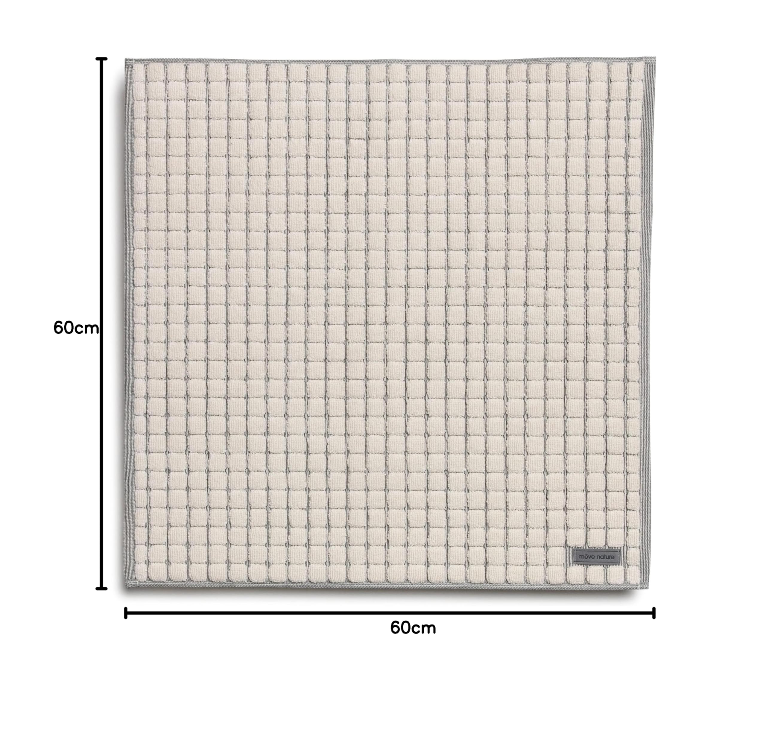 m-ve-eden-badteppich-60-x-60-cm-natur-schwarz-k-stchenstruktur-1440-g-m image 3
