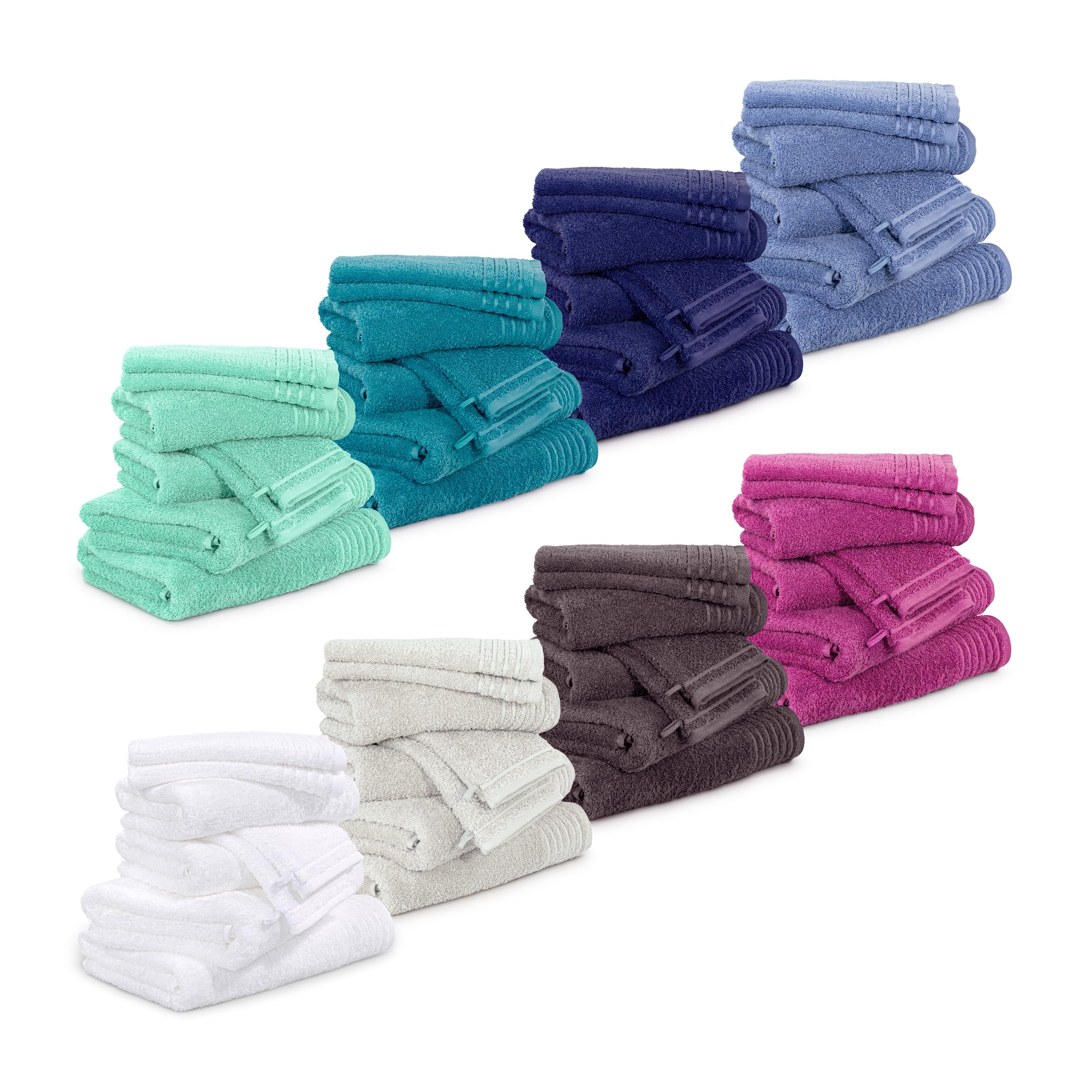m-ve-new-classic-handtuchset-10-tlg-100-baumwolle-480-g-m-grey image 3