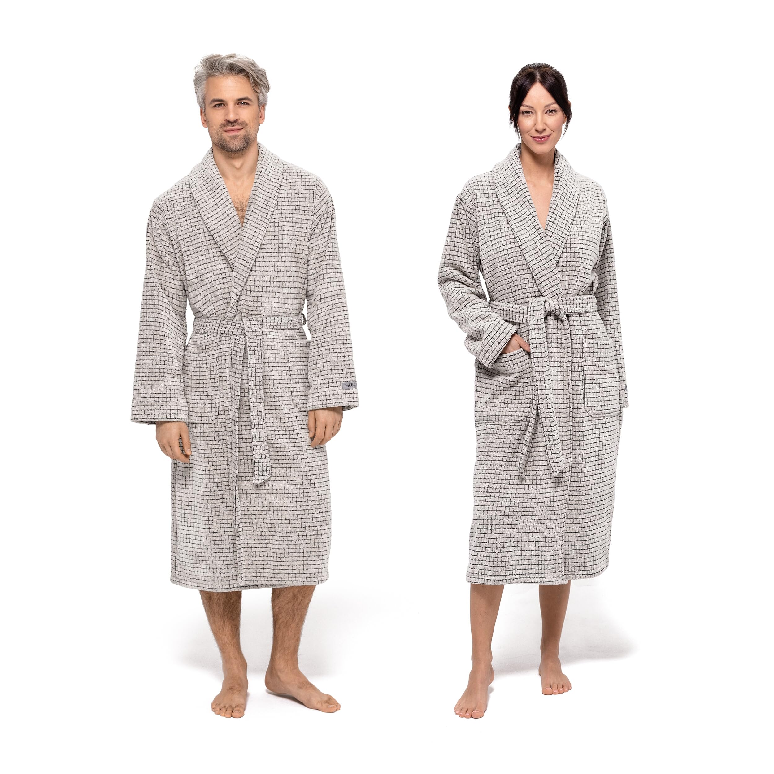 m-ve-bademantel-eden-mit-schalkragen-baumwolle-leinen-optik-unisex-l-nge-ca-120- image 1
