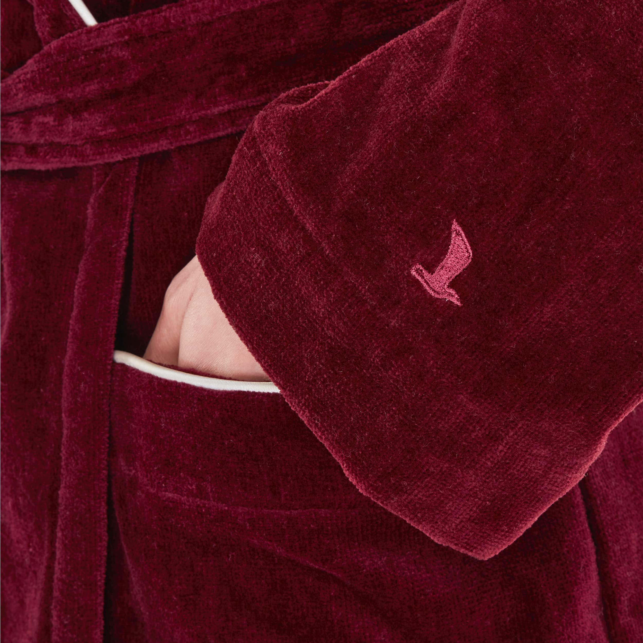 m-ve-homewear-schalkragenmantel-velour-bademantel-gr-e-s-burgundy image 4