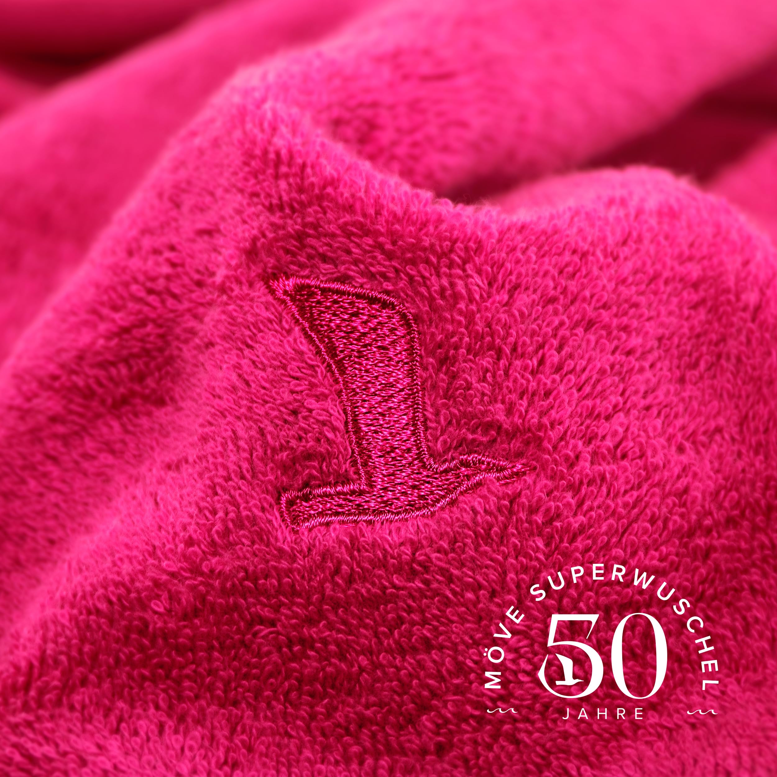 m-ve-badetuch-superwuschel-limited-edition-80-x-200-cm-100-baumwolle-fuchsia image 2